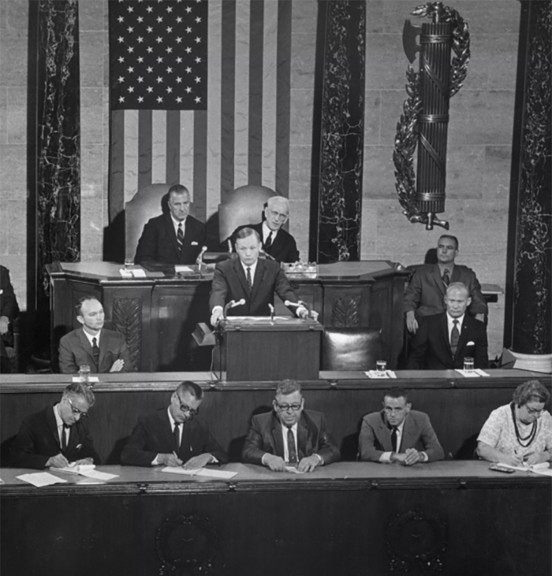 Neil Armstrong, speech to joint session of Congress