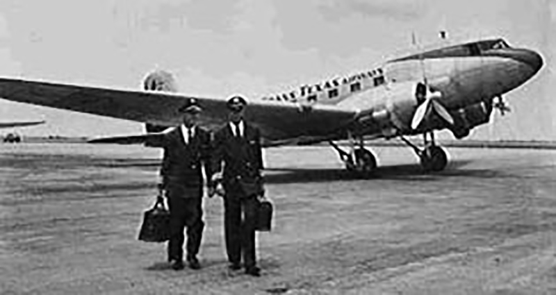 DC-3 and pilots