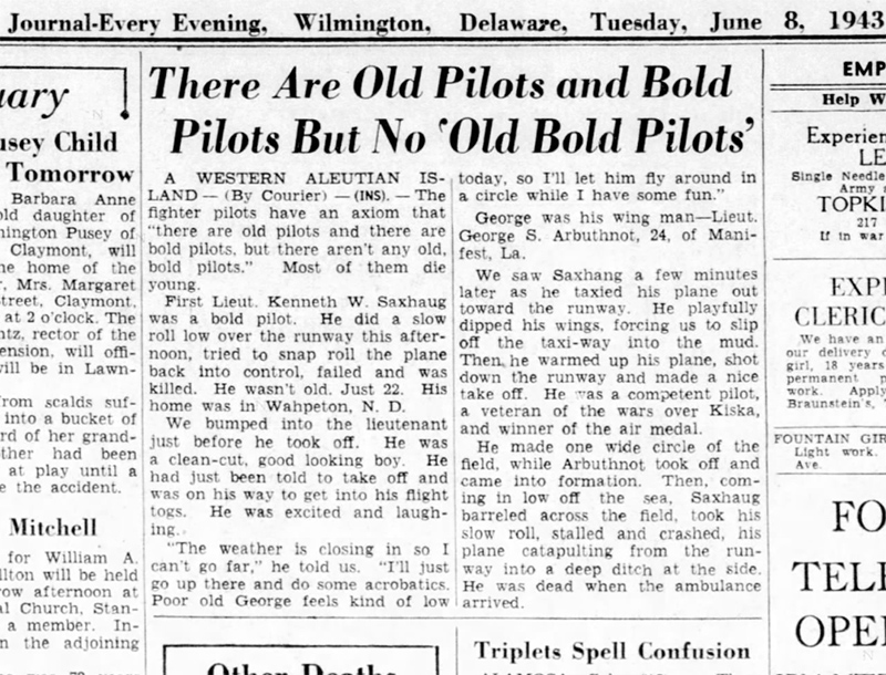 No old bold pilots