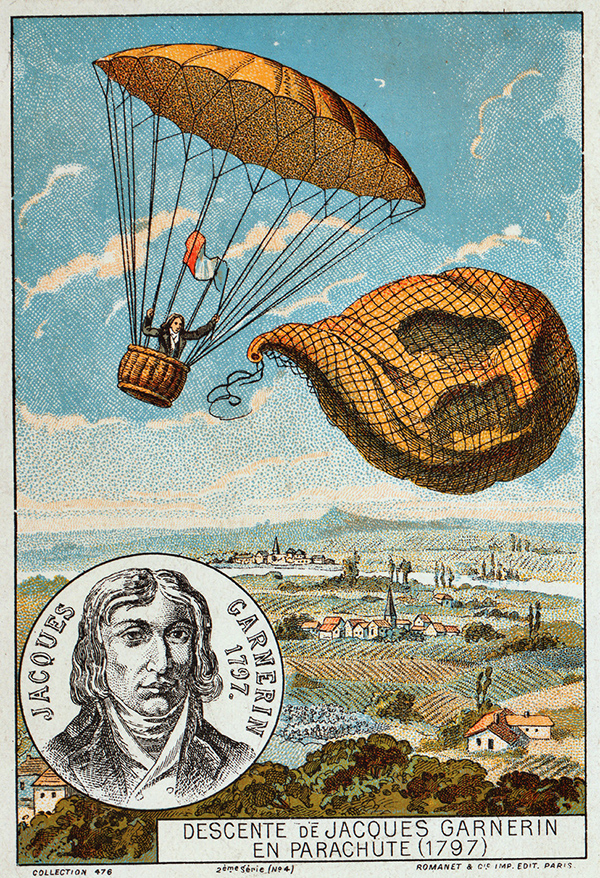 Descent with a Parachute