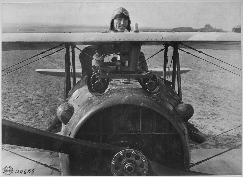 Rickenbacker in his SPAD S.XIII