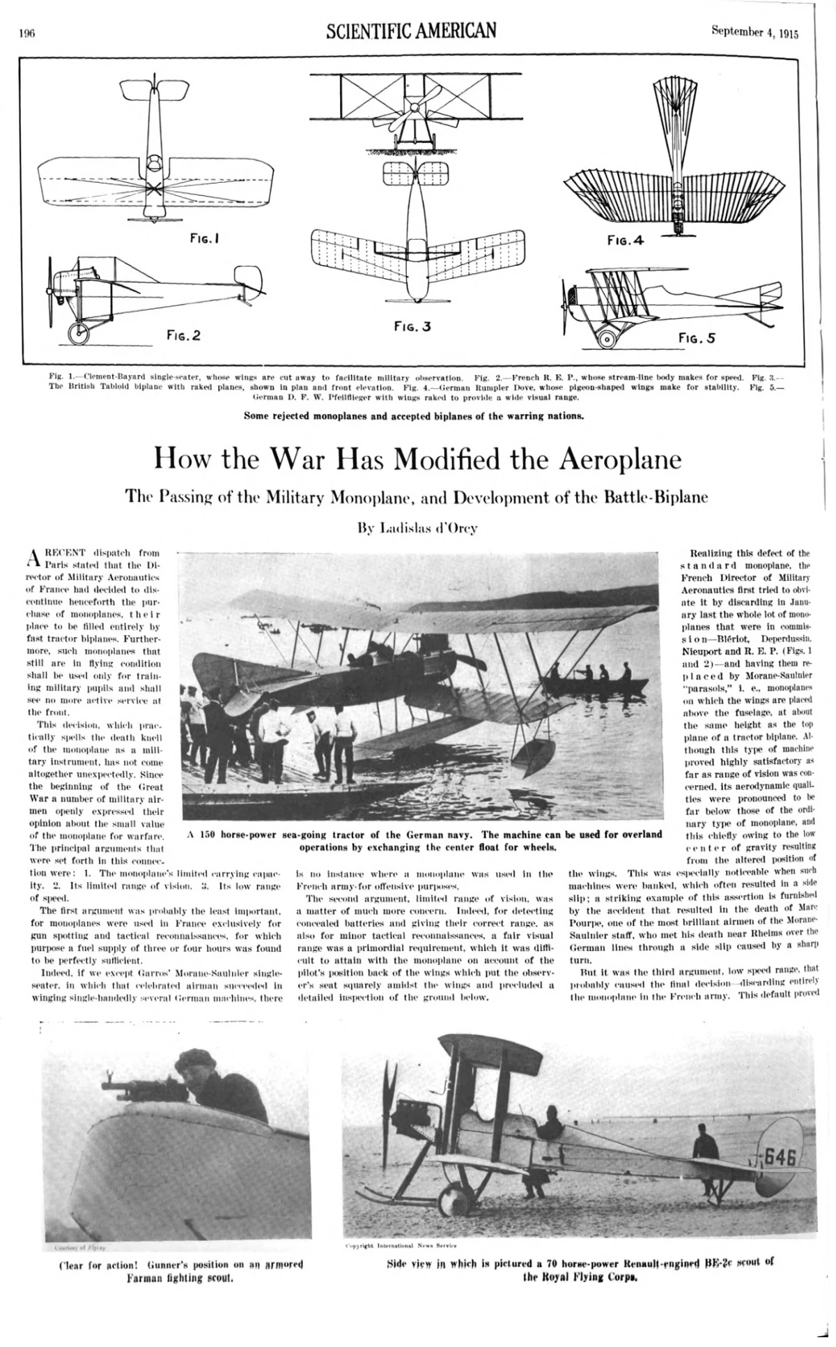 How the War article