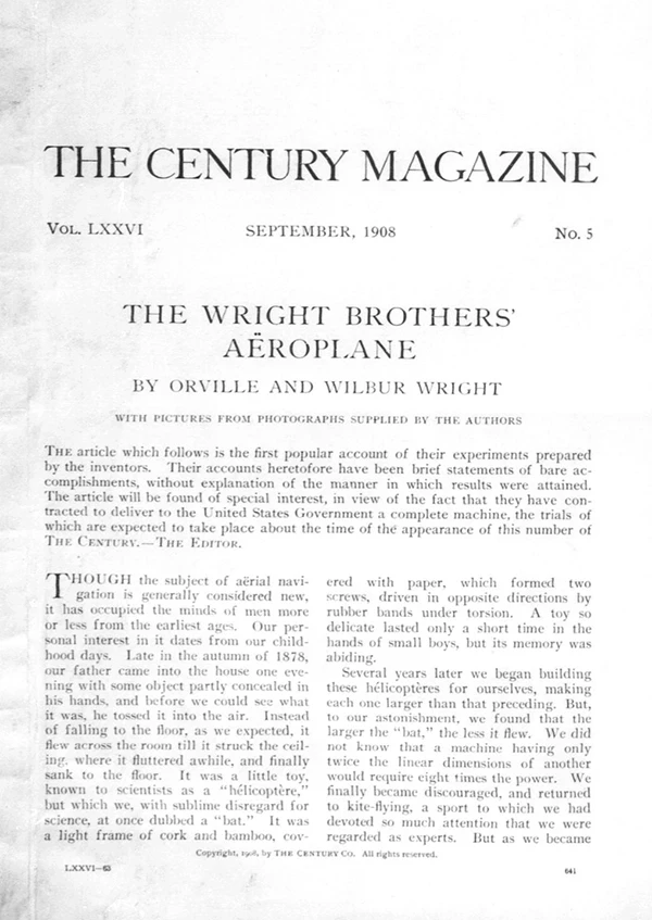 The first in history